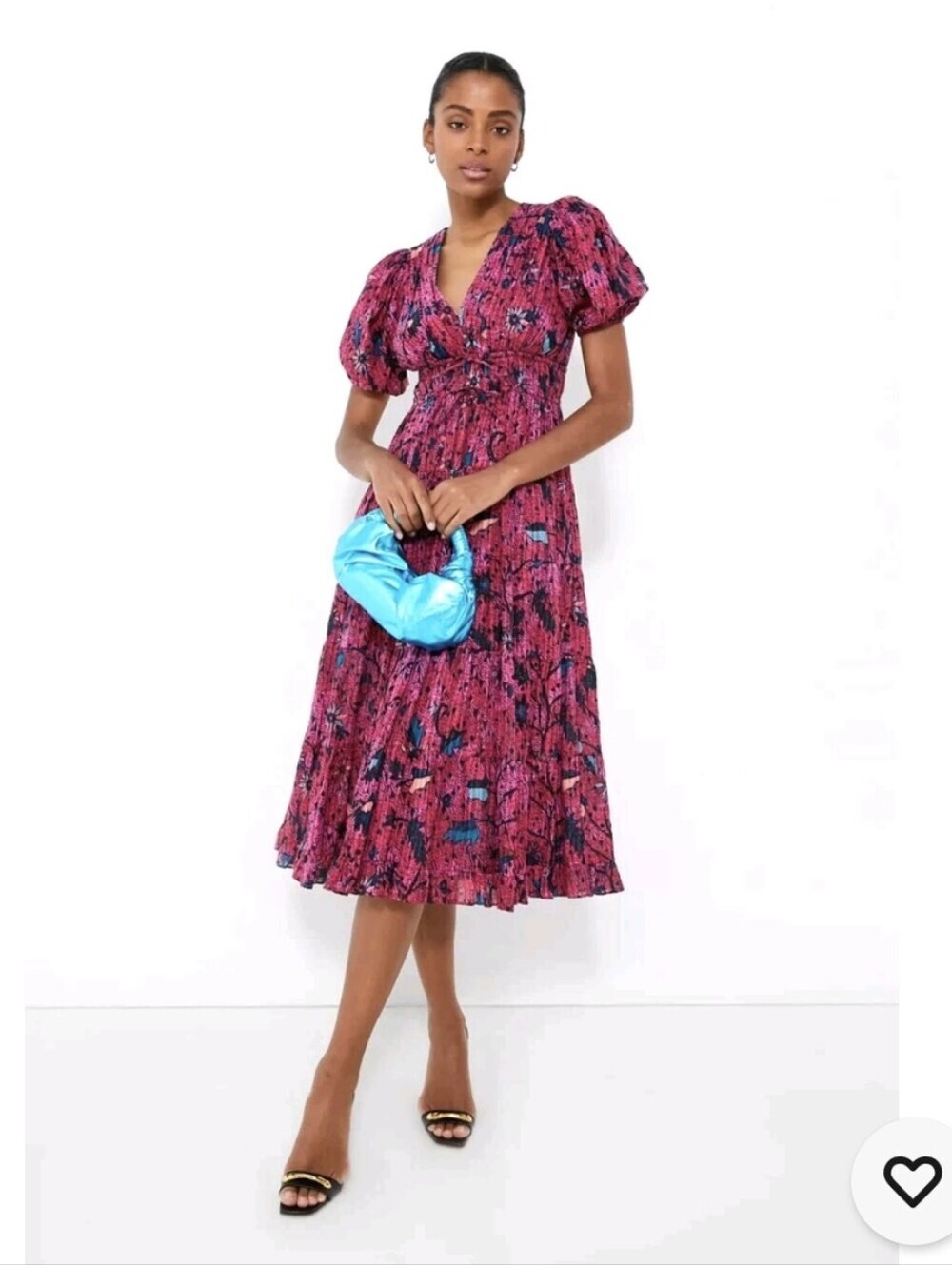 Ulla Johnson Thelma Puffed Sleeve Dress Size 12
